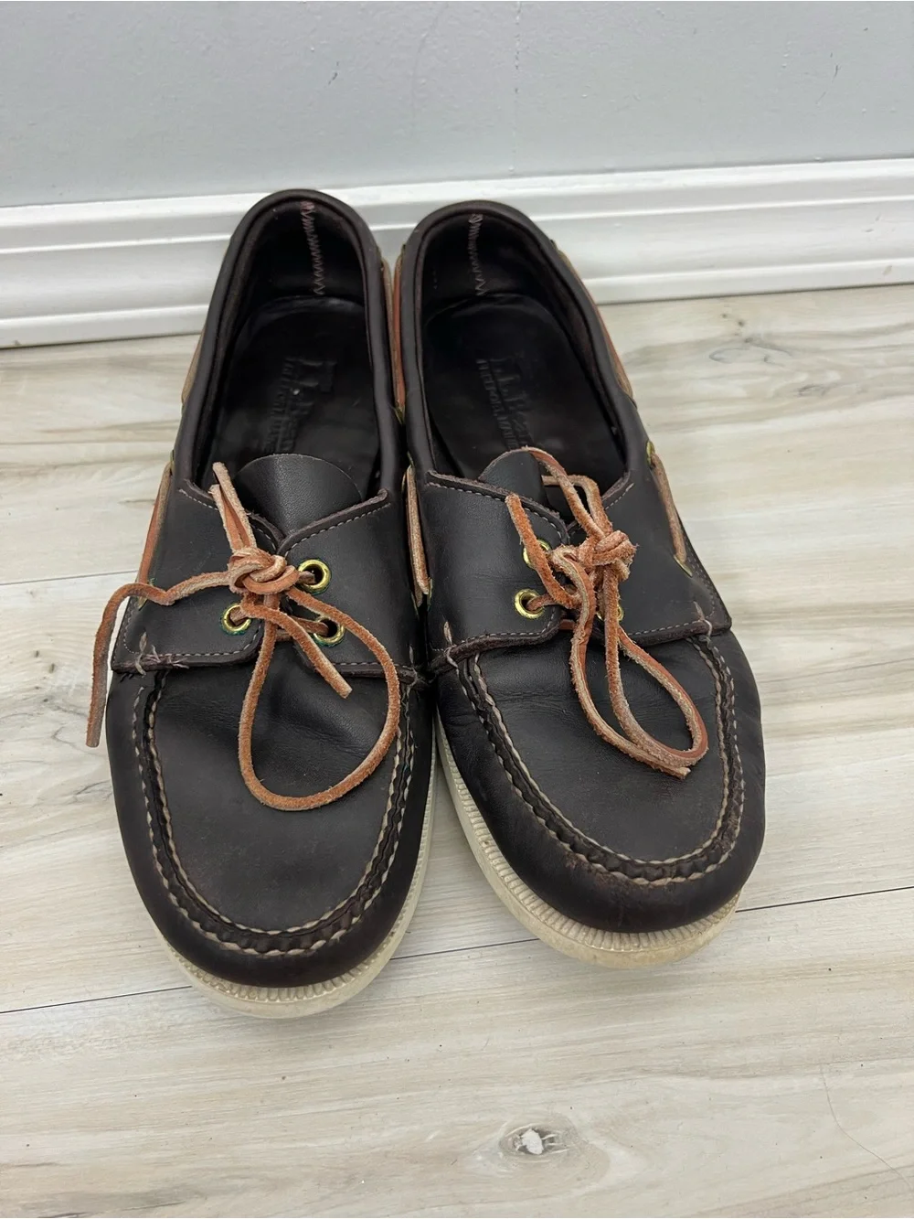 L.L. Bean Classic Men’s Boat Shoes in Dark Brown